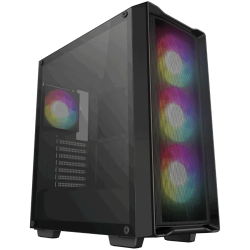 DeepCool CC560 MESH V2, Mid Tower, Mini-ITX/Micro-ATX/ATX, 2xUSB3.0, 1xAudio, 4x120mm Pre-Installed ARGB Fans, Tempered Glass, M