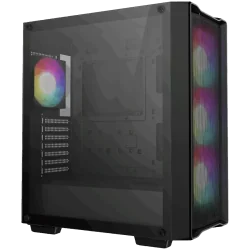 DeepCool CC560 MESH V2, Mid Tower, Mini-ITX/Micro-ATX/ATX, 2xUSB3.0, 1xAudio, 4x120mm Pre-Installed ARGB Fans, Tempered Glass, M
