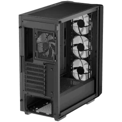 DeepCool CC560 MESH V2, Mid Tower, Mini-ITX/Micro-ATX/ATX, 2xUSB3.0, 1xAudio, 4x120mm Pre-Installed ARGB Fans, Tempered Glass, M