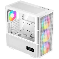 DeepCool CH560 Digital WH, Mid Tower, Mini-ITX/Micro-ATX/ATX/E-ATX, 1xUSB3.0, 1xType-C, 1xAudio, 3x140mm+1x120mm Pre-Installed A