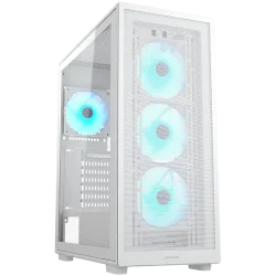 COUGAR MX220 RGB PC Case, Mid Tower, White - 1
