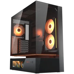 COUGAR CFV235 Vision PC Case, Mid Tower, Black - 1