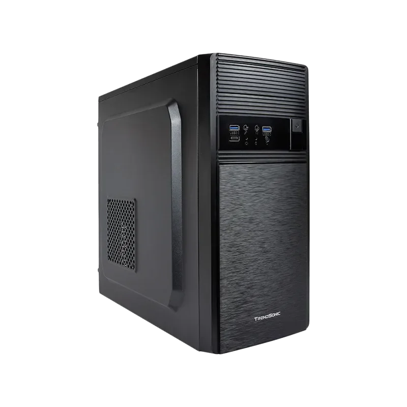Chassis FC-F56A, ATX, 7 slots, 1 X 5.25", 2 X 3.5" H.D., 2 X 2.5" SSD,2 x USB 3.0, 1 X Type C / 1 x AUDIO /, PSU 550W 12 sm, 20+