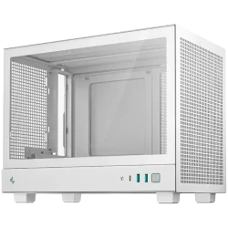 DeepCool CH160 WH, Mini Tower, Mini-ITX, 2xUSB3.0, 1xType-C Gen 2, 1xAudio, Mesh Panel, White, R-CH160-WHNGI0-G-1 - 2
