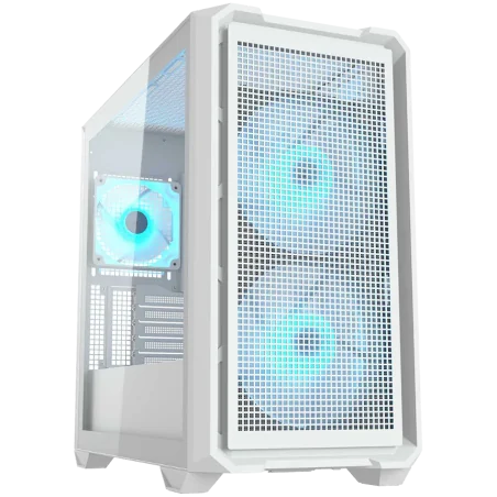 COUGAR MX600 Mini RGB PC Case, Mini Tower, White - 1