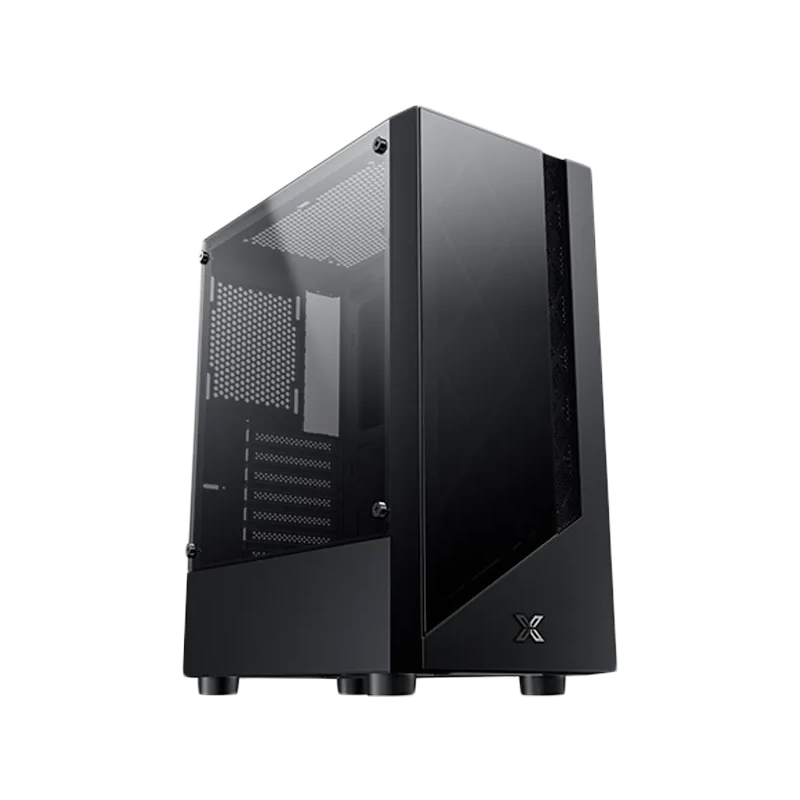 Xigmatek Duke EN49158, ATX/M-ATX/Mini ITX, USB3.0x1 & 2.0x2, Meshed & TG Frontpanel, Left TG, Front 4PCS X24F Fan - 1
