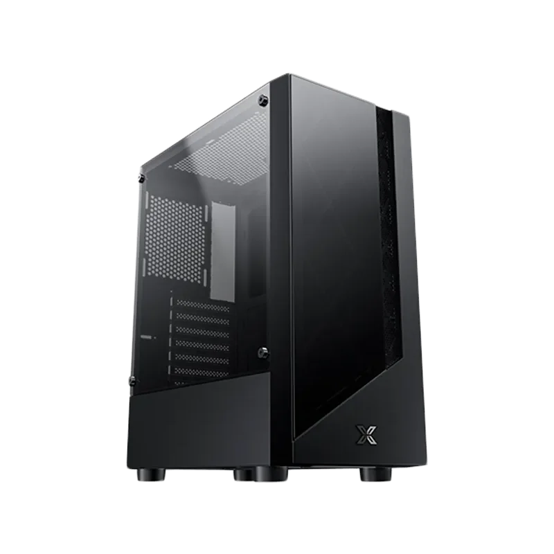 Xigmatek Duke EN49158, ATX/M-ATX/Mini ITX, USB3.0x1 & 2.0x2, Meshed & TG Frontpanel, Left TG, Front 4PCS X24F Fan - 1