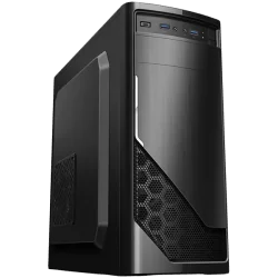 Chassis FC-F52A, ATX, 7 slots, 1 X 5.25", 2 X 3.5" H.D., 2 X 2.5", 2 x USB 3.0, 1 X Type C / 1 x AUDIO /, PSU 550W 12 sm, 20+4pi