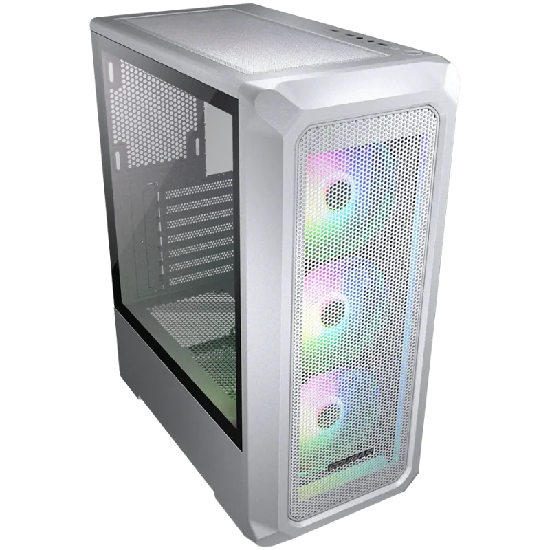 COUGAR Archon 2 Mesh RGB PC Case, Mid Tower, White - 1