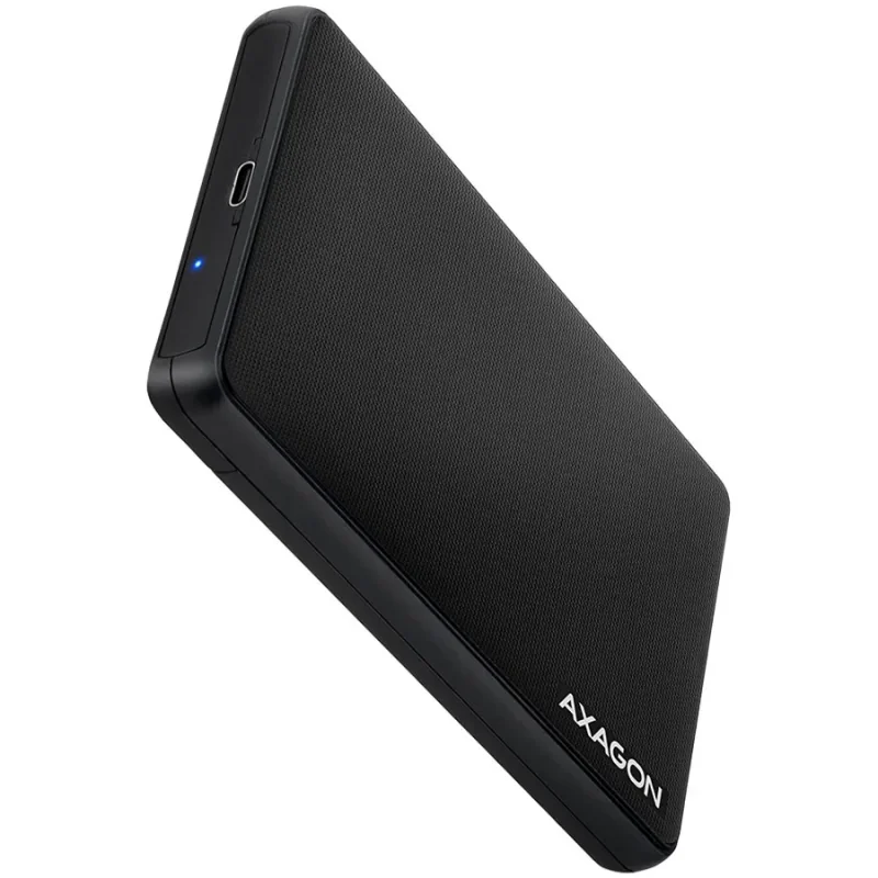 AXAGON EE25-SLC USB-C 3.2 Gen1 - SATA 6G 2.5" SLIDE box BLACK - 1