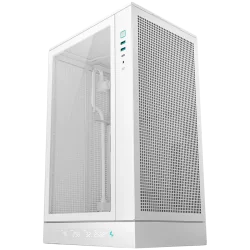 DeepCool CH270 DIGITAL WH, Mini Tower, Mini-ITX/Micro-ATX, 2xUSB3.0, 1xType-C Gen 2, 1xAudio/Mic, Mesh Panel, White, R-CH270-WHN