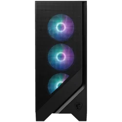MSI MAG FORGE 321R AIRFLOW, Mid-Tower, ATX/M-ATX/ITX, 2x USB 3.2, 1x USB 3.2 Gen 2x2 Type-C, 1x Audio/Mic, LED Button, ARGB Hub,