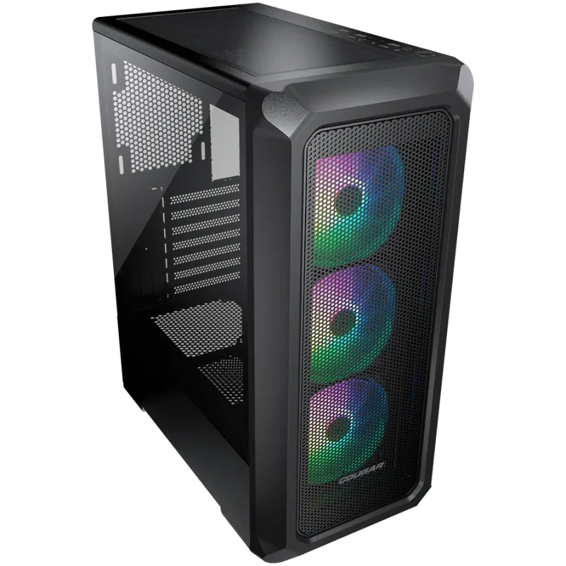 COUGAR Archon 2 Mesh RGB PC Case, Mid Tower, Black - 1
