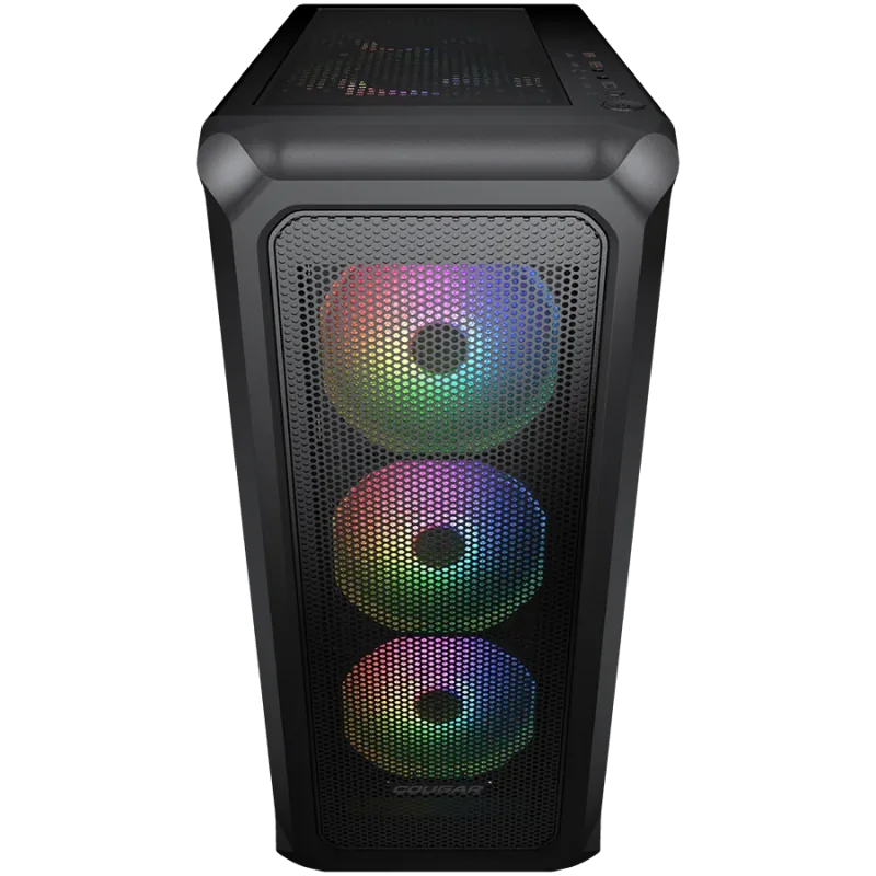 COUGAR Archon 2 Mesh RGB PC Case, Mid Tower, Black - 1