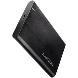AXAGON EE25-A6C USB-C 3.2 Gen 1 - SATA 6G 2.5" External SCREWLESS ALU RAW box BLACK - 1