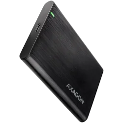 AXAGON EE25-A6C USB-C 3.2 Gen 1 - SATA 6G 2.5" External SCREWLESS ALU RAW box BLACK - 1