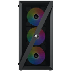 Xigmatek Blade EN40887 ATX/M-ATX/MINI ITX, USB3.0 X1, USB2.0 X2, HD AUDIO, Mehsed Grill Frontpanel & Left Tempered Glass, 4PCS X