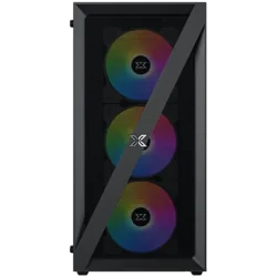 Xigmatek Blade EN40887 ATX/M-ATX/MINI ITX, USB3.0 X1, USB2.0 X2, HD AUDIO, Mehsed Grill Frontpanel & Left Tempered Glass, 4PCS X