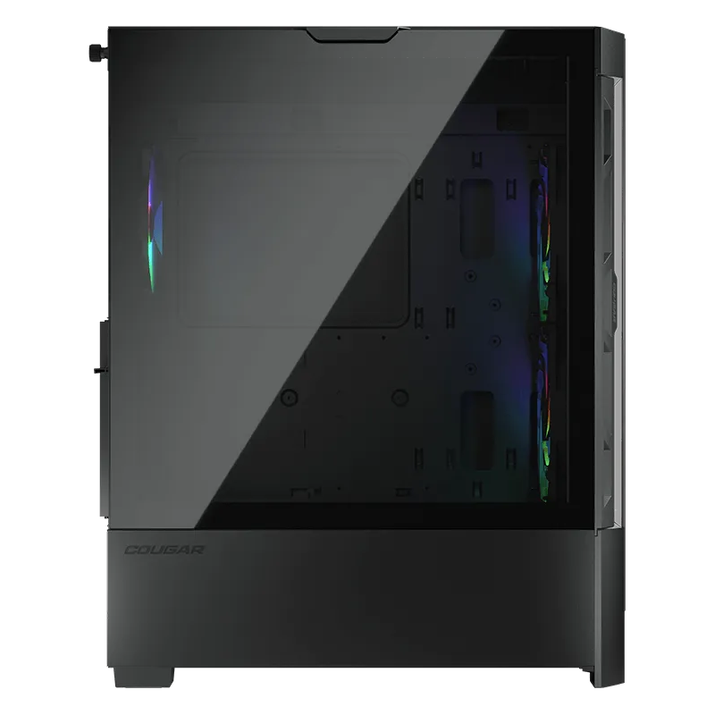COUGAR DUOFACE RGB PC Case, Mid Tower, Black - 1
