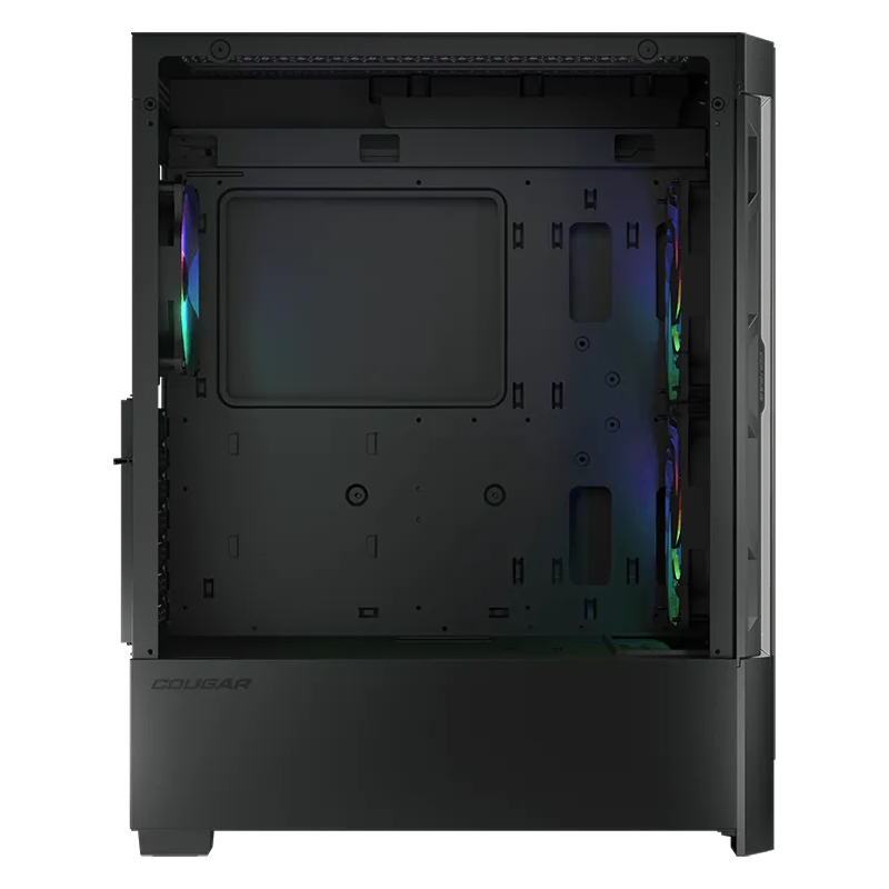 COUGAR DUOFACE RGB PC Case, Mid Tower, Black - 1