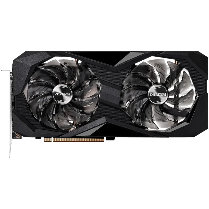 ASROCK Video Card AMD Radeon RX-7600 Challenger 8GB GDDR6 128bit, 2695 MHz / 18Gbps, 3x DP 2.1, 1x HDMI, 2 fan, 2 slot - 1