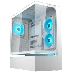 COUGAR CFV235 PC Case, Mid Tower, White - 1