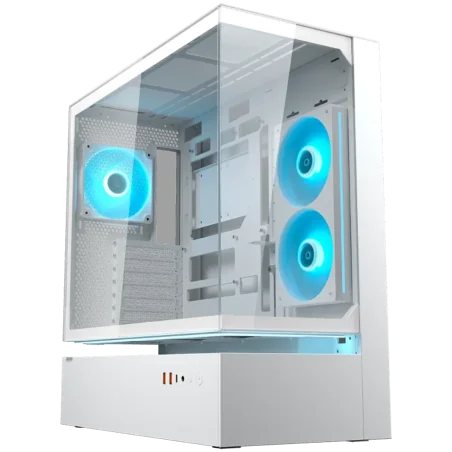 COUGAR CFV235 PC Case, Mid Tower, White - 1