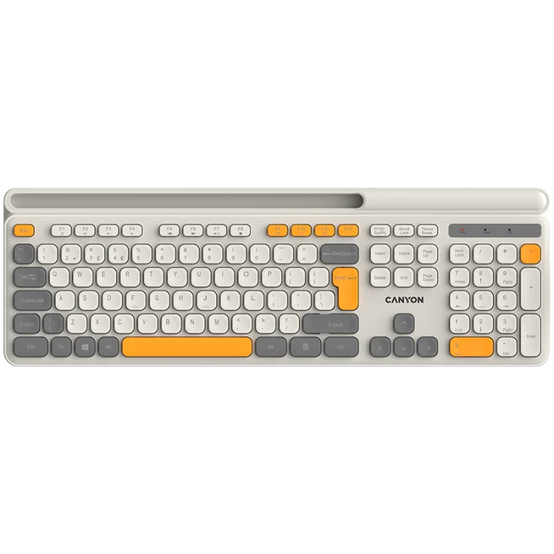 CANYON keyboard HKB-W03 EN AAA Wireless Beige - 1