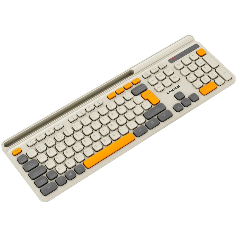 CANYON keyboard HKB-W03 EN AAA Wireless Beige - 1