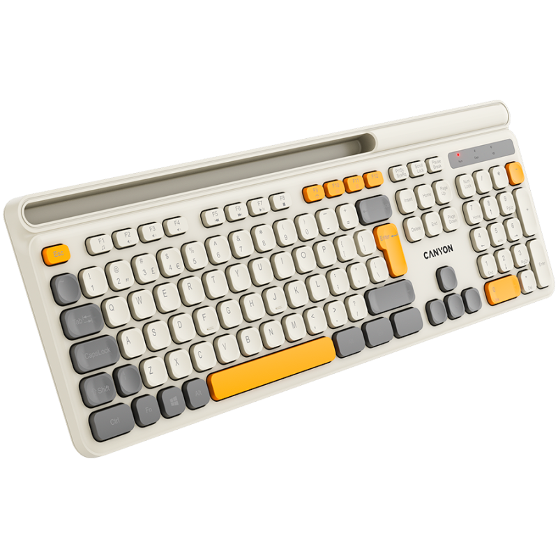 CANYON keyboard HKB-W03 EN AAA Wireless Beige - 1