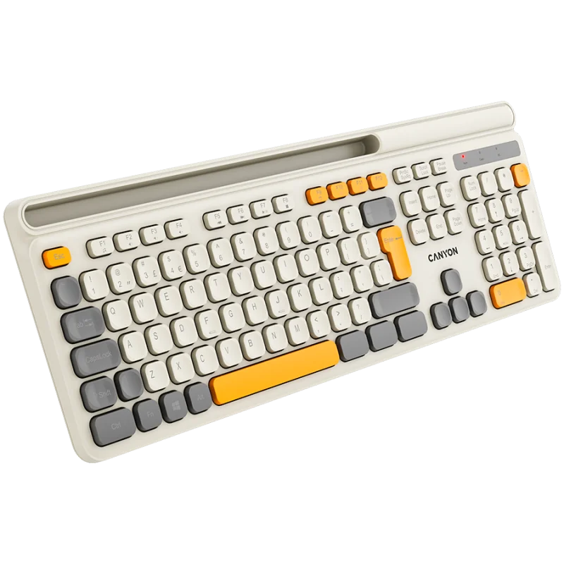 CANYON keyboard HKB-W03 EN AAA Wireless Beige - 1