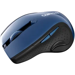 CANYON 2.4Ghz wireless mouse, optical tracking - blue LED, 6 buttons, DPI 1000/1200/1600, Blue Gray pearl glossy - 7