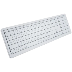 CLEVETURA CLVX 1 Touch-On-Keys AI Wireless Keyboard, ANSI US Mac layout, Scissor Switches, Aluminum Chassis, Interactive RGB, Ma