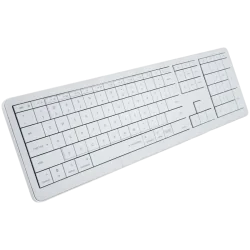 CLEVETURA CLVX 1 Touch-On-Keys AI Wireless Keyboard, ANSI US Mac layout, Scissor Switches, Aluminum Chassis, Interactive RGB, Ma