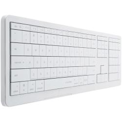 CLEVETURA CLVX 1 Touch-On-Keys AI Wireless Keyboard, ANSI US Mac layout, Scissor Switches, Aluminum Chassis, Interactive RGB, Ma