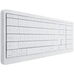 CLEVETURA CLVX 1 Touch-On-Keys AI Wireless Keyboard, ANSI US Mac layout, Scissor Switches, Aluminum Chassis, Interactive RGB, Ma