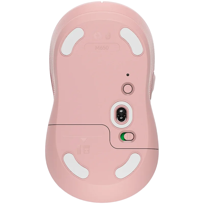 LOGITECH M650L Signature Bluetooth Mouse - ROSE - 1