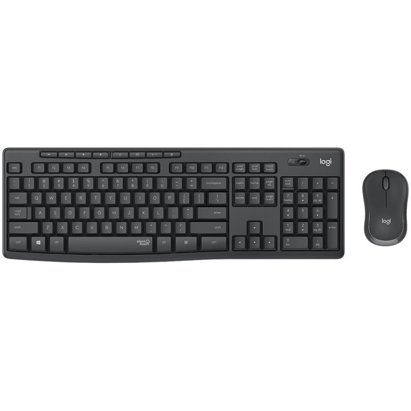 LOGITECH MK295 Silent Wireless Combo - GRAPHITE - US INT'L - 1