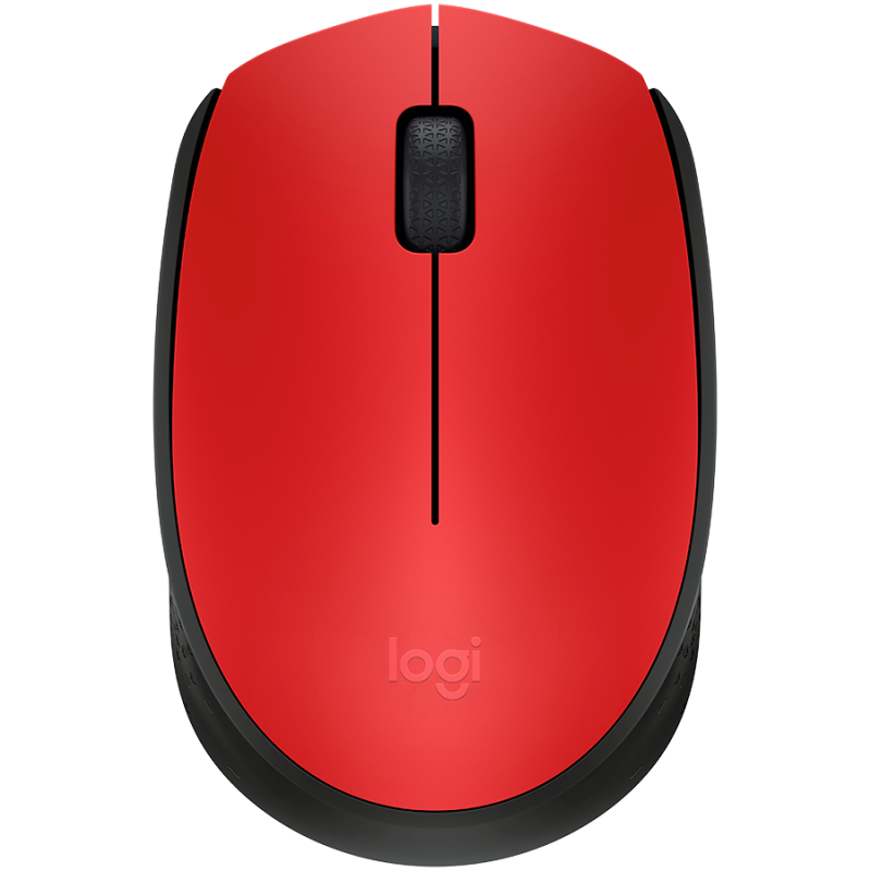 LOGITECH M171 Wireless Mouse - RED - 1