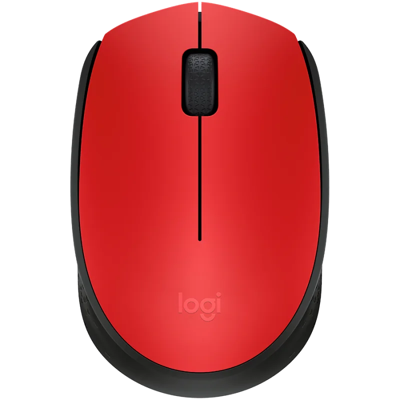 LOGITECH M171 Wireless Mouse - RED - 1
