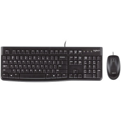 LOGITECH MK120 Corded Combo - BLACK - USB - US INT'L - EER - 3