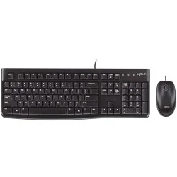 LOGITECH MK120 Corded Combo - BLACK - USB - US INT'L - EER - 3