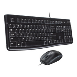 LOGITECH MK120 Corded Combo - BLACK - USB - US INT'L - EER - 4
