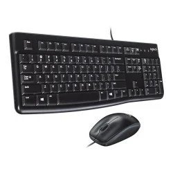 LOGITECH MK120 Corded Combo - BLACK - USB - US INT'L - EER - 4