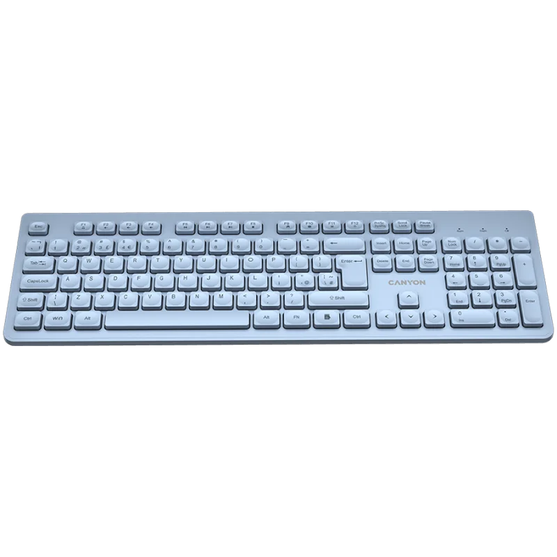 CANYON keyboard HKB-W01 UK/US AAA Wireless Blue - 1
