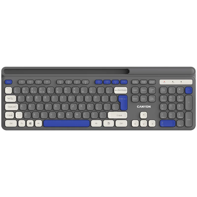 CANYON keyboard HKB-W03 EN AAA Wireless Grey - 1