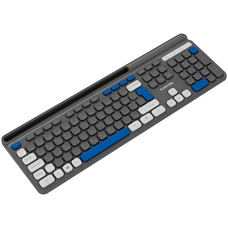 CANYON keyboard HKB-W03 EN AAA Wireless Grey - 1