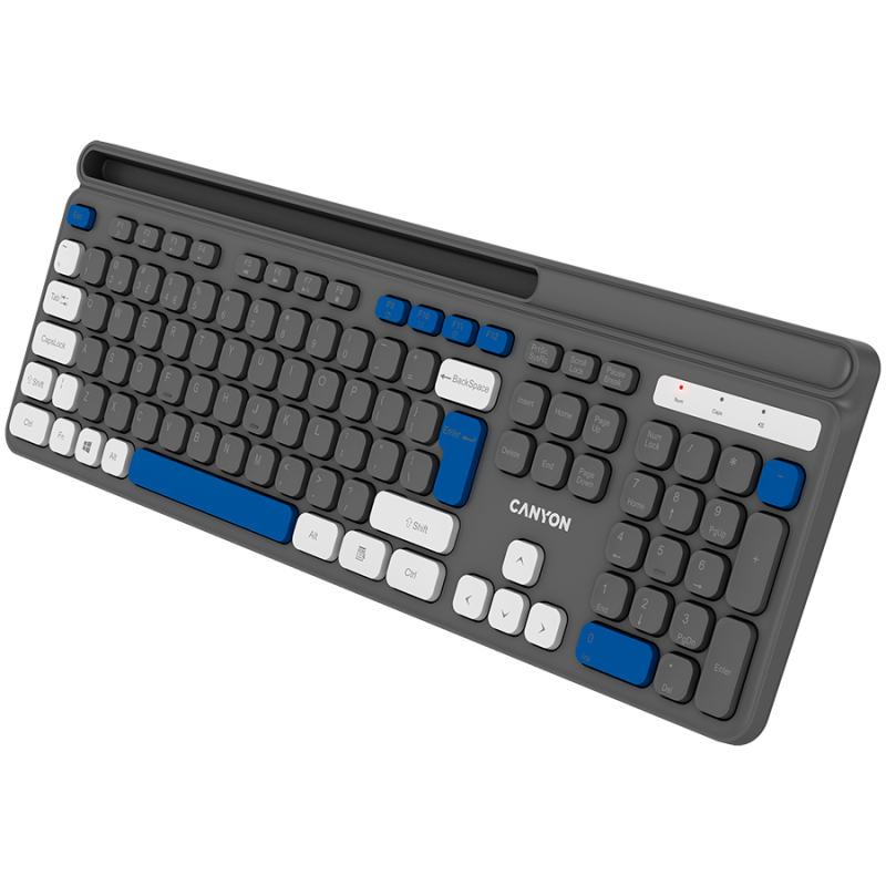 CANYON keyboard HKB-W03 EN AAA Wireless Grey - 1