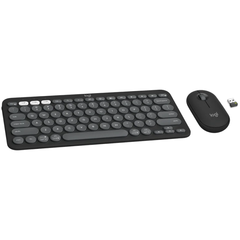 LOGITECH Pebble 2 Bluetooth Keyboard Combo - TONAL GRAPHITE - US INT'L - 1