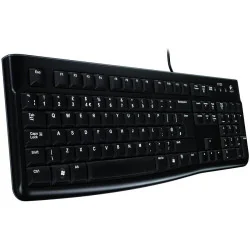 LOGITECH K120 Corded Keyboard - BLACK - USB - US INT'L - B2B - 5